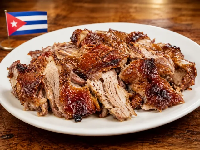Lechón Asado, porco assado no estilo cubano